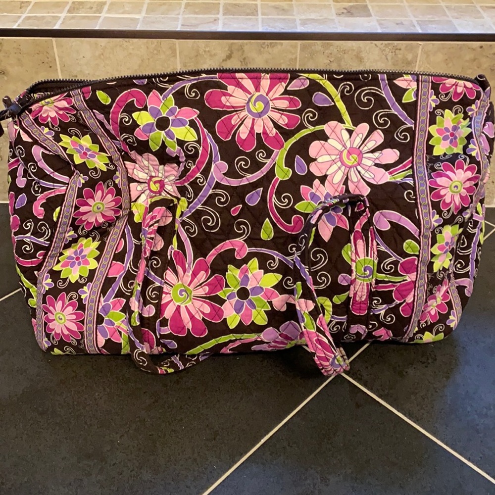 Vera Bradley Purple Punch Duffel Bag